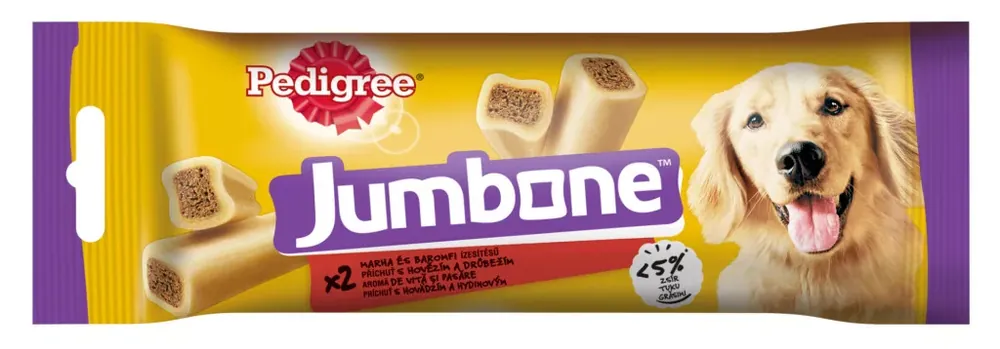 Exkluzív ajánlat Pedigree Jumbone kutya jutalomfalat medium marha 2db