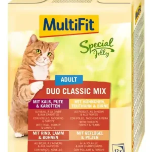 MultiFit Special Jelly Duo Classic macska tasak MP adult mix 12x100g Végkiárusítás
