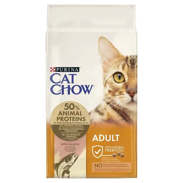Cat Chow száraz macskaeledel adult lazac 15kg Biztonságos fizetés