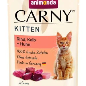 Animonda Carny macska tasak kitten marha&borjú 12x85g Prémium