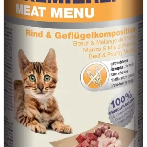 Prémium Premiere Meat Menu macska konzerv kitten marha&szárnyas 6x400g