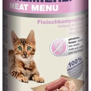 Gyors kiszállítás Premiere Meat Menu macska konzerv kitten húskompozíció 6x400g