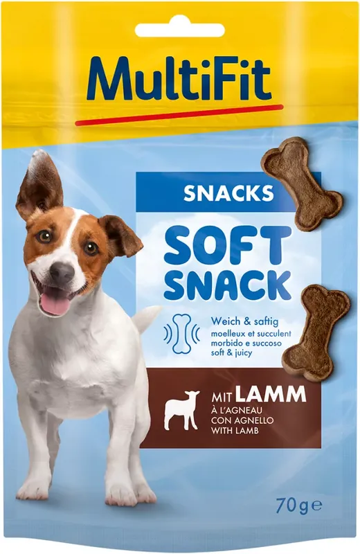 MultiFit Soft snack kutya jutalomfalat bárány 70g Különleges ajánlat