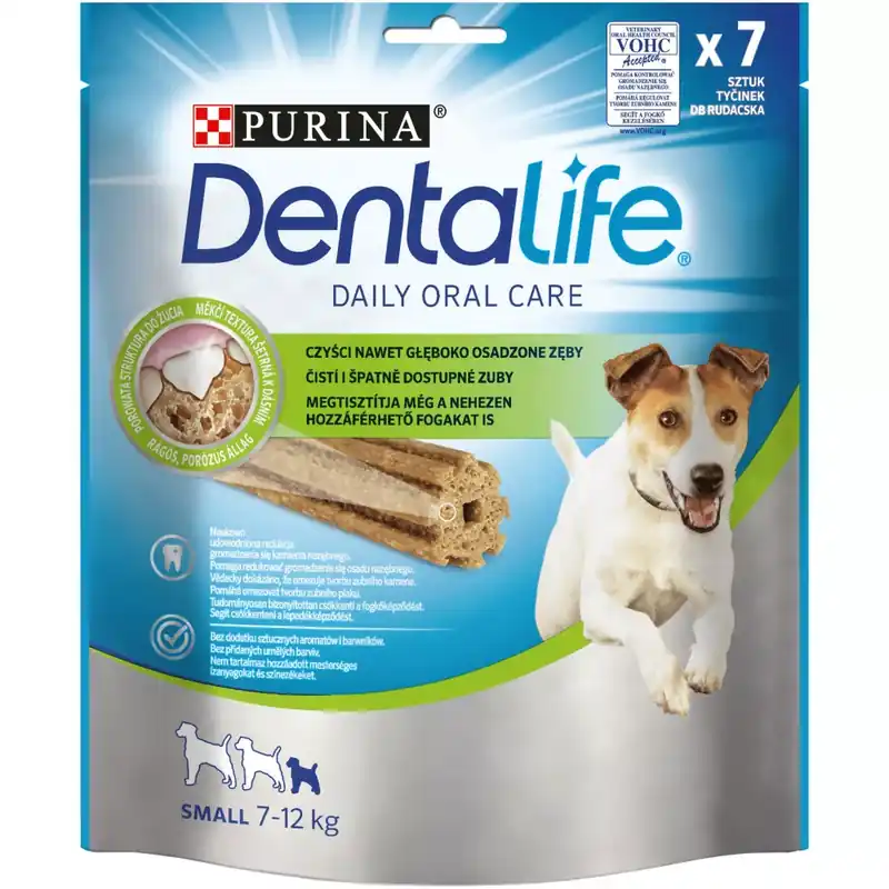 Akciós ár DentaLife dental snack kutya jutalomfalat small 115g 7db