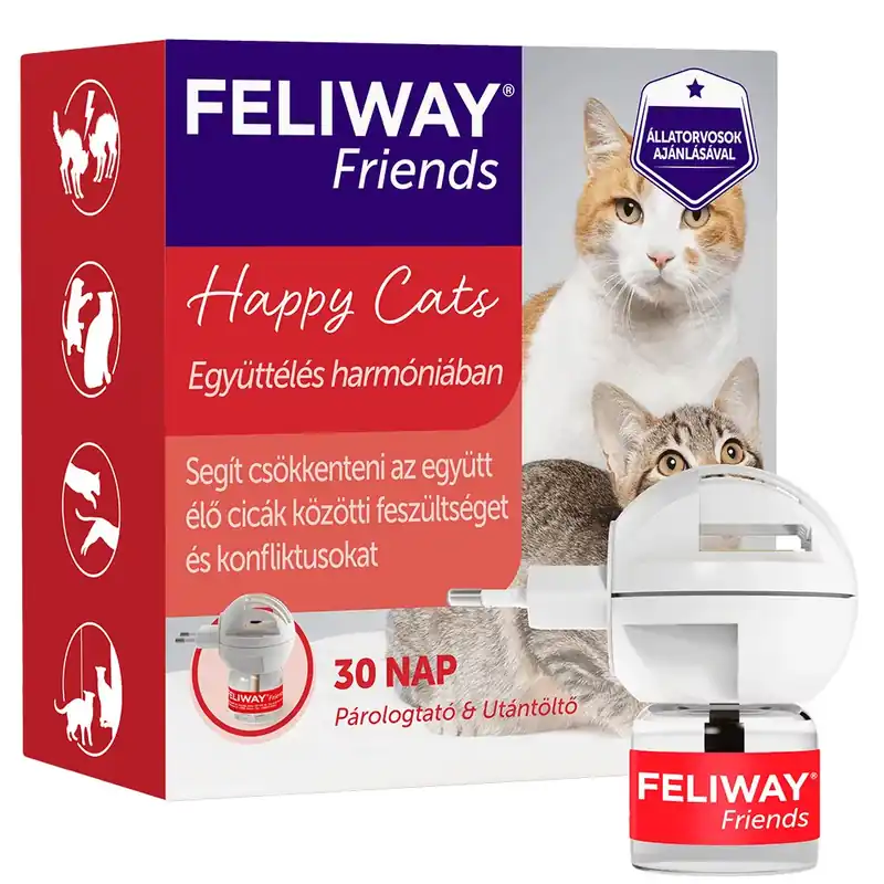 Feliway Friends Párologtató és utántöltő Vásárlói kedvenc