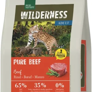 Real Nature Wilderness Pure Beef száraz macskaeledel adult marha 7kg Biztonságos fizetés