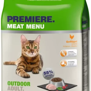 Premiere száraz macskaeledel adult outdoor szárnyas 10kg Legkelendőbb