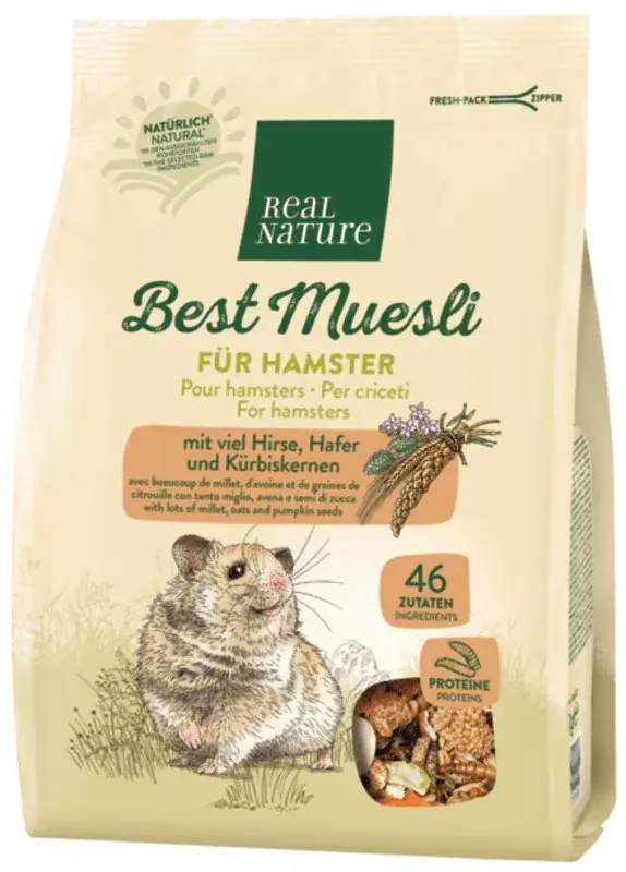 Olcsó Real Nature hörcsög eledel 500g