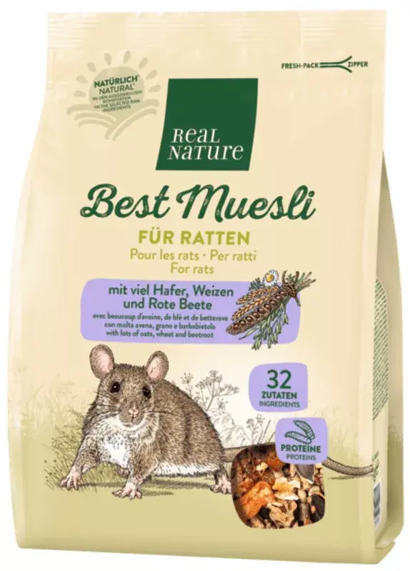 Kedvezményes ár Real Nature patkány eledel 500g