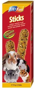 Akció Fit+Fun duplarúd rágcsálóknak, mézes 112g