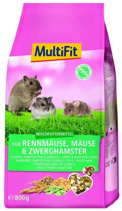 Vásárlói kedvenc MultiFit egérféle és törpehörcsög eledel 800g