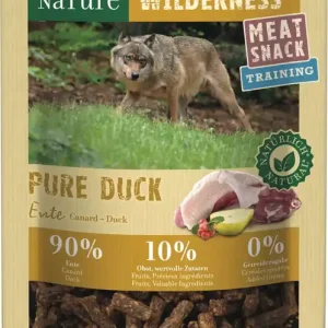 Vásárlói kedvenc Real Nature Wilderness Meat Snack Training kutya jutalomfalat kacsa 150g