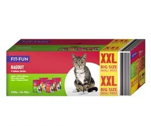 FIT+FUN macska tasak MP ragu XXL 44x100g Kedvezményes ár