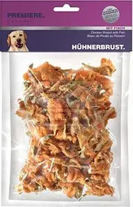 Premiere kutya jutalomfalat csirkemell&hal 250g Prémium