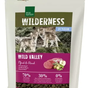 Real Nature Wilderness száraz kutyaeledel junior lóhús&marha 1kg Utolsó esély