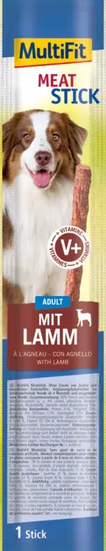 Akciós ár MultiFit Meatstick kutya jutalomfalat bárány 12g