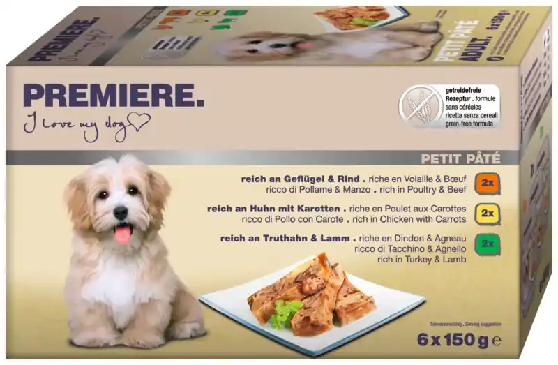 Premiere Petit Páté kutya tálka MP adult 6x150g Ne maradj le