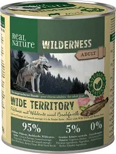 Rendeld meg most Real Nature Wilderness kutya konzerv adult nyúl&vadkacsa 6x800g