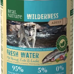 Vedd meg most Real Nature Wilderness kutya konzerv adult hering&lazac 6x800g
