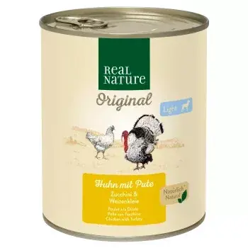 Ajánlat Real Nature Original kutya konzerv light csirke&pulyka 6x800g