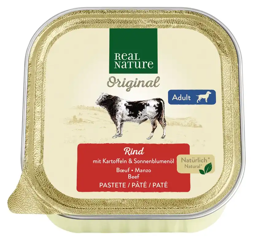 Vedd meg most Real Nature Original kutya tálka adult marha 17x100g