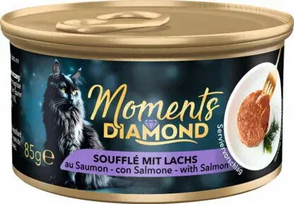 Kedvezményes ár Moments Diamond macska konzerv lazac 12x85g