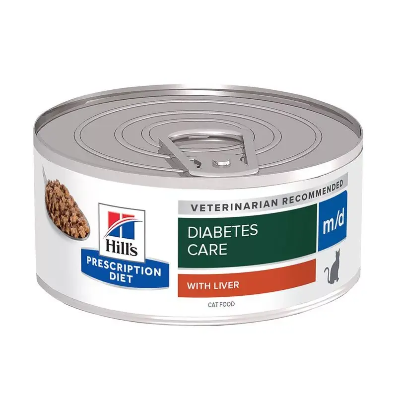 Outlet Hill‘s Prescription Diet macska konzerv diabétesz m/d sertés 24x156g