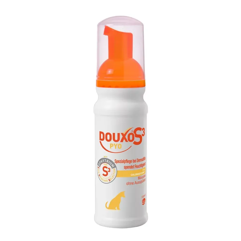 Exkluzív ajánlat DOUXO S3 Pyo hab kutyák számára 150ml