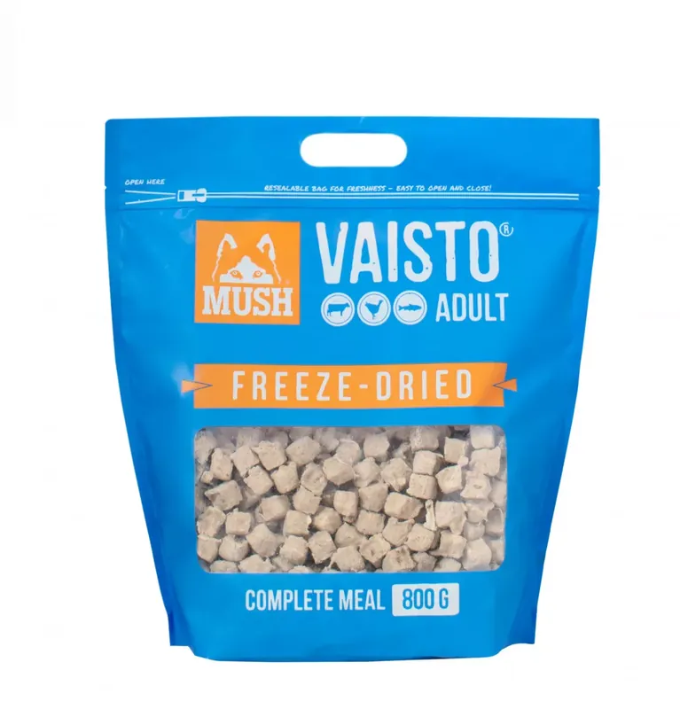 Végkiárusítás MUSH Blue barf fagyasztva szárított komplett menü 800g