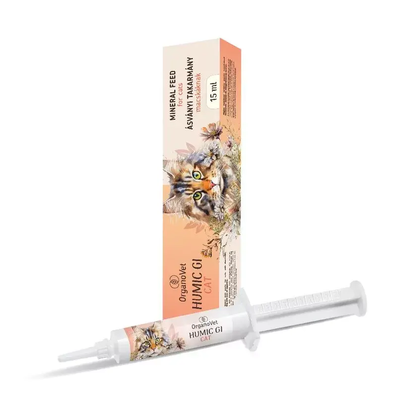 Ne maradj le OrganoVet Humic paszta macskáknak emésztőrendszeri problémákra 15ml