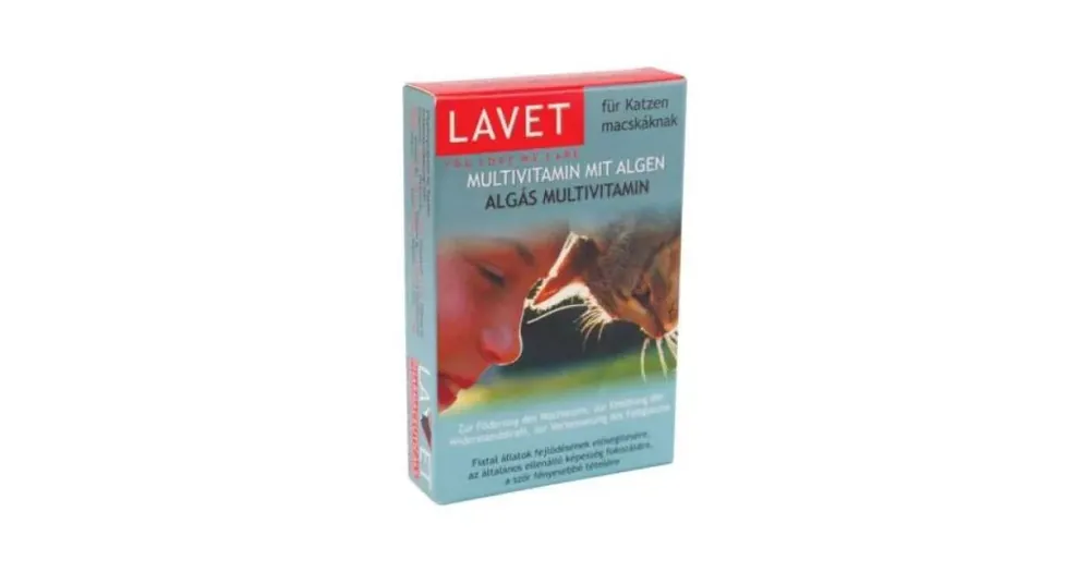 LAVET tabletta algás multivitamin macskáknak 50db Vedd meg online