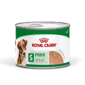 Végkiárusítás Royal Canin konzerv mini adult nedves kutyaeledel 12x195g