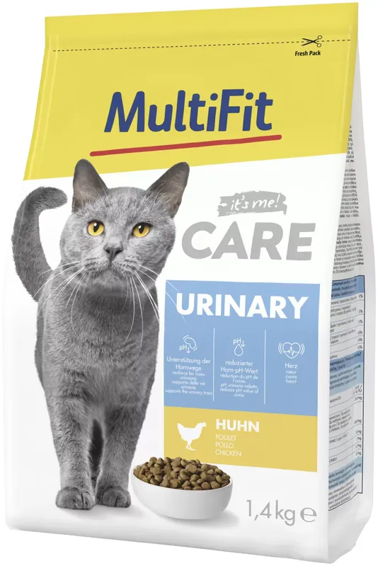 Alacsony ár MultiFit Care húgykő elleni száraz macskaeledel 1,4kg