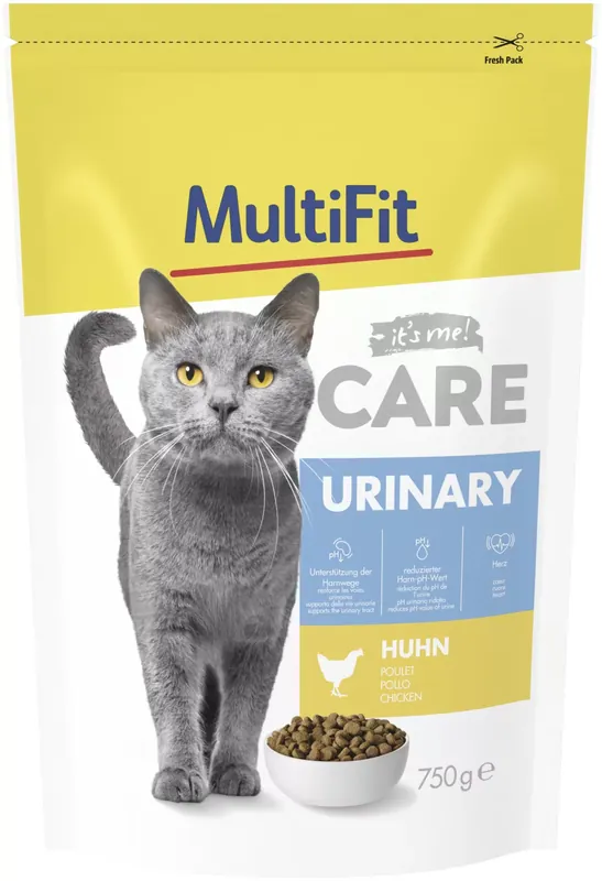 Biztonságos vásárlás MultiFit Care húgykő elleni száraz macskaeledel 750g