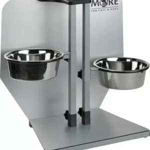 Biztonságos vásárlás MORE aluminium etetőtál 2x2200ml