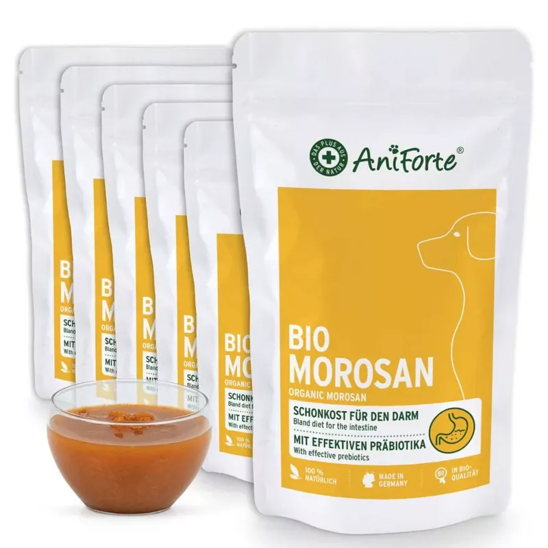 AniForte Bio Morosan emésztőrendszeri problémákra sárgarépával 100g Kedvezményes ár