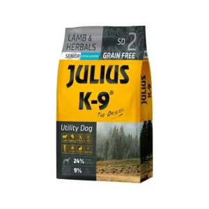 Rendeld meg most Julius K9 száraztáp gabonamentes bárány&gyógynövény senior 10kg