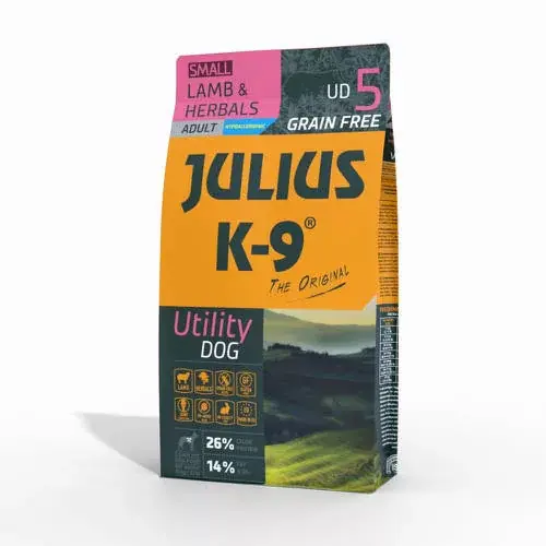 Olcsóbb Julius K9 száraztáp gabonamentes bárány&gyógynövény mini adult 3kg