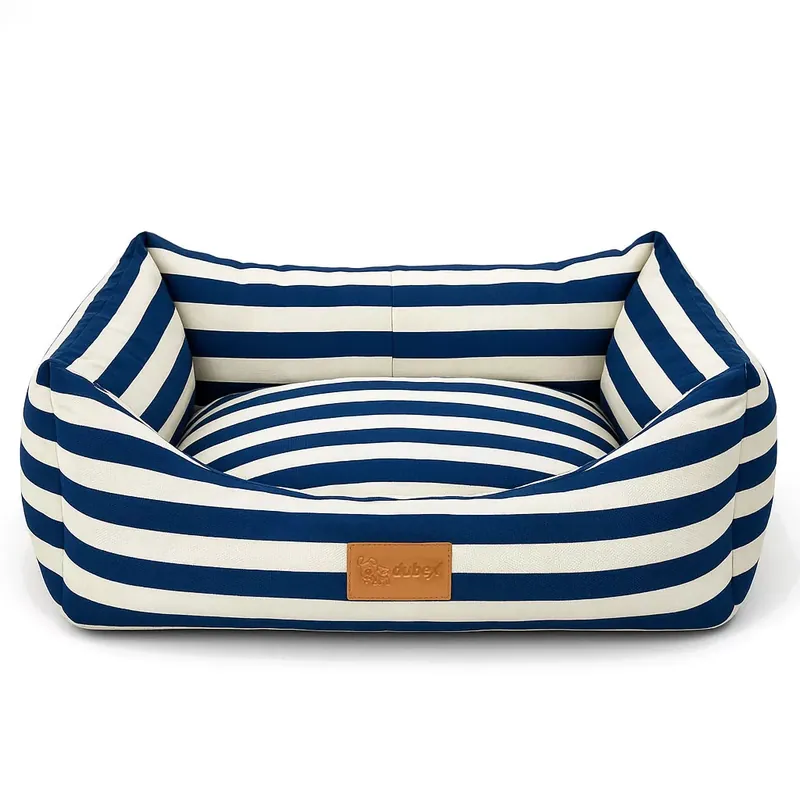 DUBEX fekhely Makaron kék&fehér S 60x50x19cm Olcsó
