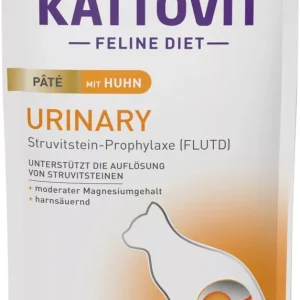 Kedvezményes ár Kattovit Feline Diet paté tasakban, húgykő elleni macskaeledel csirke 10x85g
