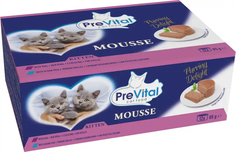 PreVital Mousse konzerv kölyökmacskák számára MP 12x85g Újdonság