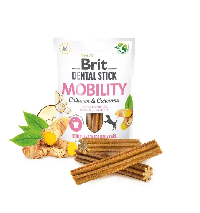 Brit Dental Sticks Mobility kollagén&kurkuma 250g Ajánlat