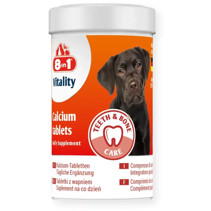 8in1 Vitality Kalcium tabletta kutyák számára 155 db Akció