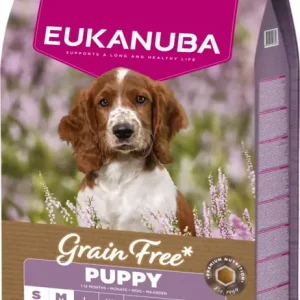 Eukanuba gabonamentes Small&Medium Breeds száraz kutyaeledel kölyök tengeri hal 12kg Ne maradj le