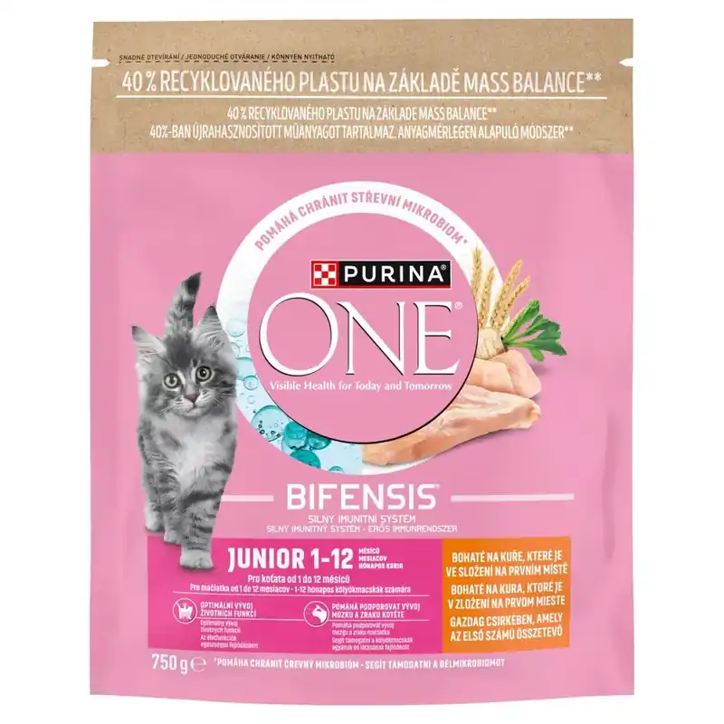 Legjobb ár Purina ONE Bifensis Junior száraz macskaeledel csirke 750g
