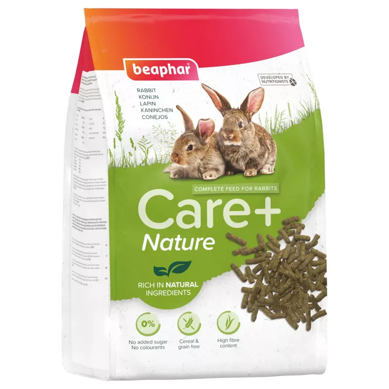 Gyors kiszállítás Beaphar Care+® Nature nyúleledel 1,5kg