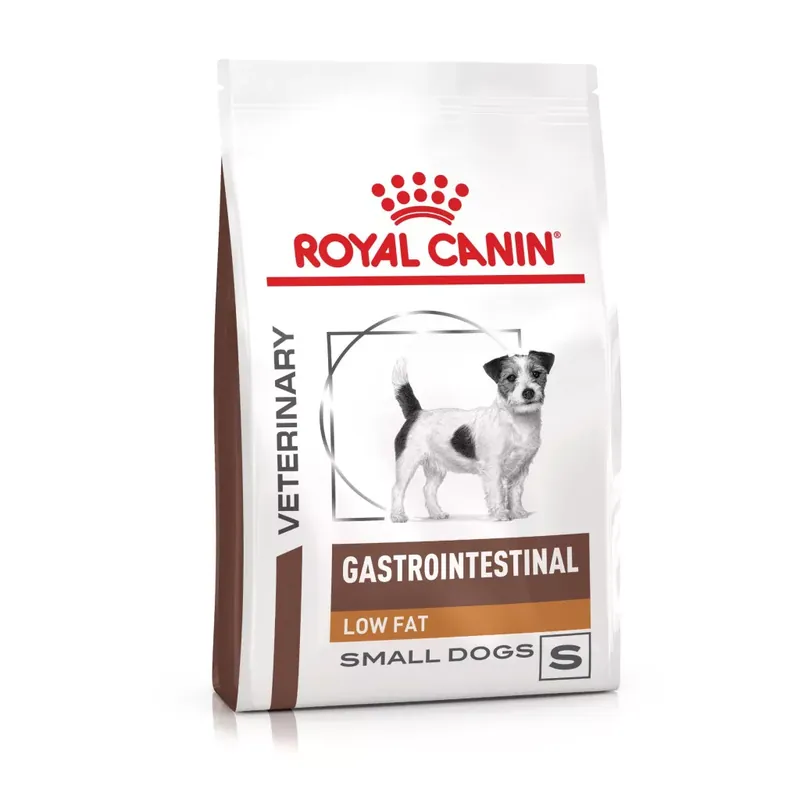 Royal Canin Veterinary Gastrointestinal Low Fat Small alacsony zsírtartalom kistestű száraz kutyaeledel 1,5kg Bestseller