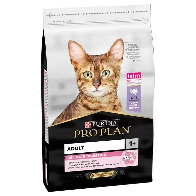 Akció Pro Plan Delicate Digestion száraz macskaeledel pulyka 1,5kg