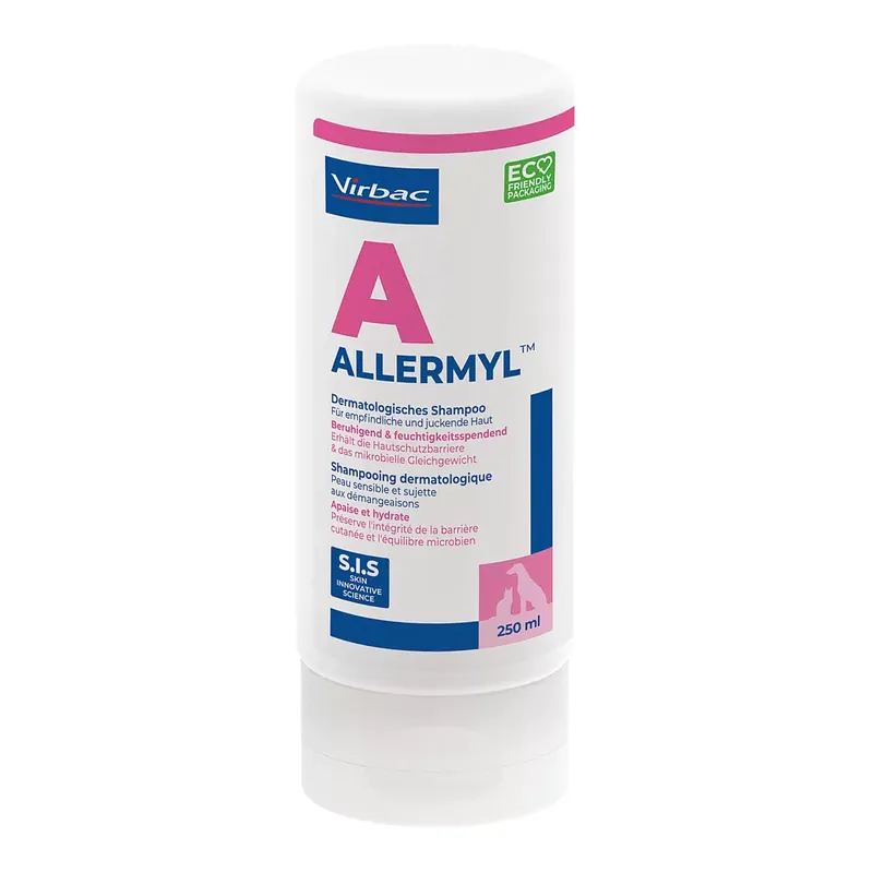 Biztonságos vásárlás Virbac Allermyl bőrgyógyászati sampon kutyáknak és macskáknak 250ml