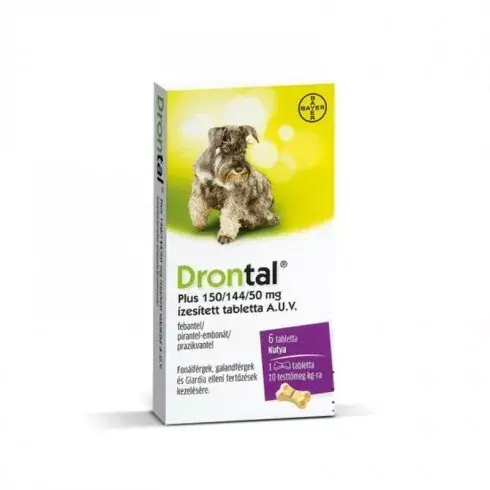 Drontal Plus ízesített féreghajtó tabletta 6x Ne maradj le